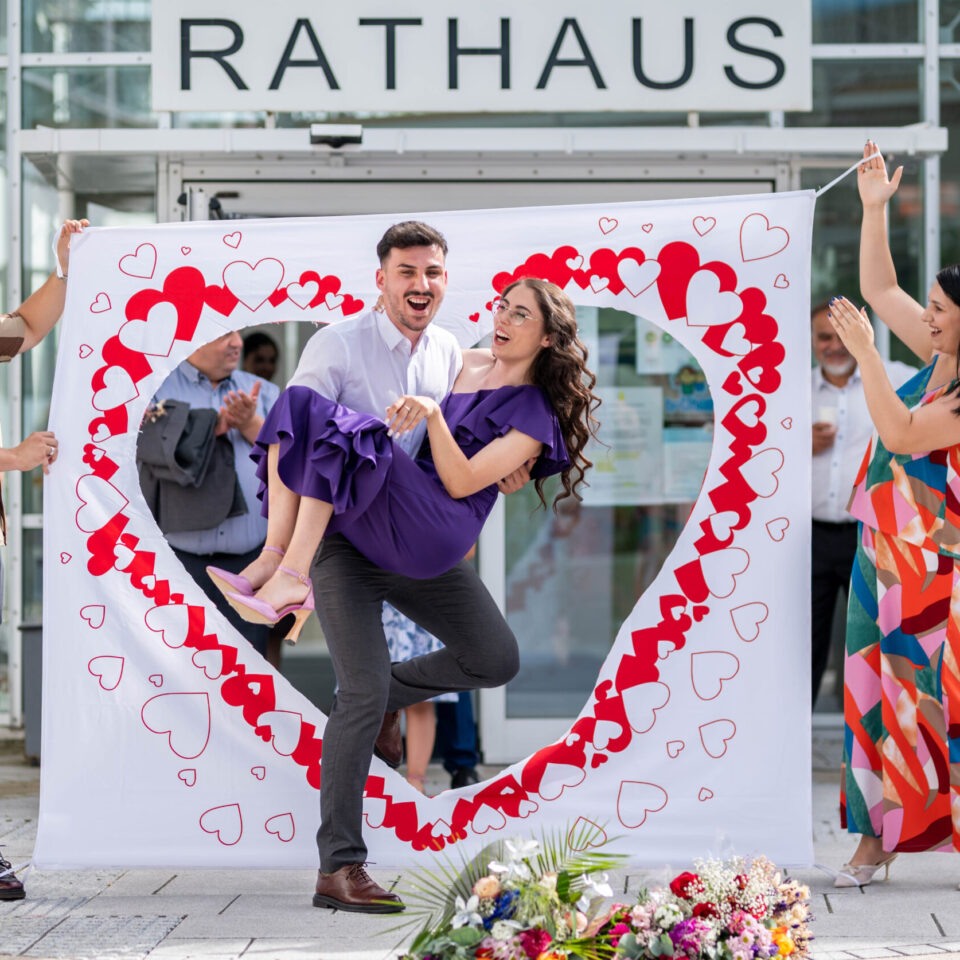 Rathaus Hochzeitsfotograf Augsburg