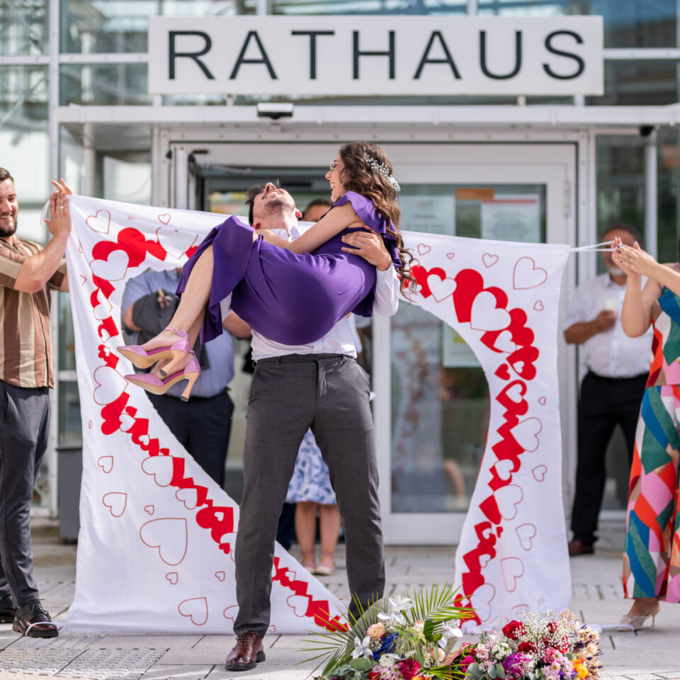 Rathaus Hochzeitsfotograf Augsburg