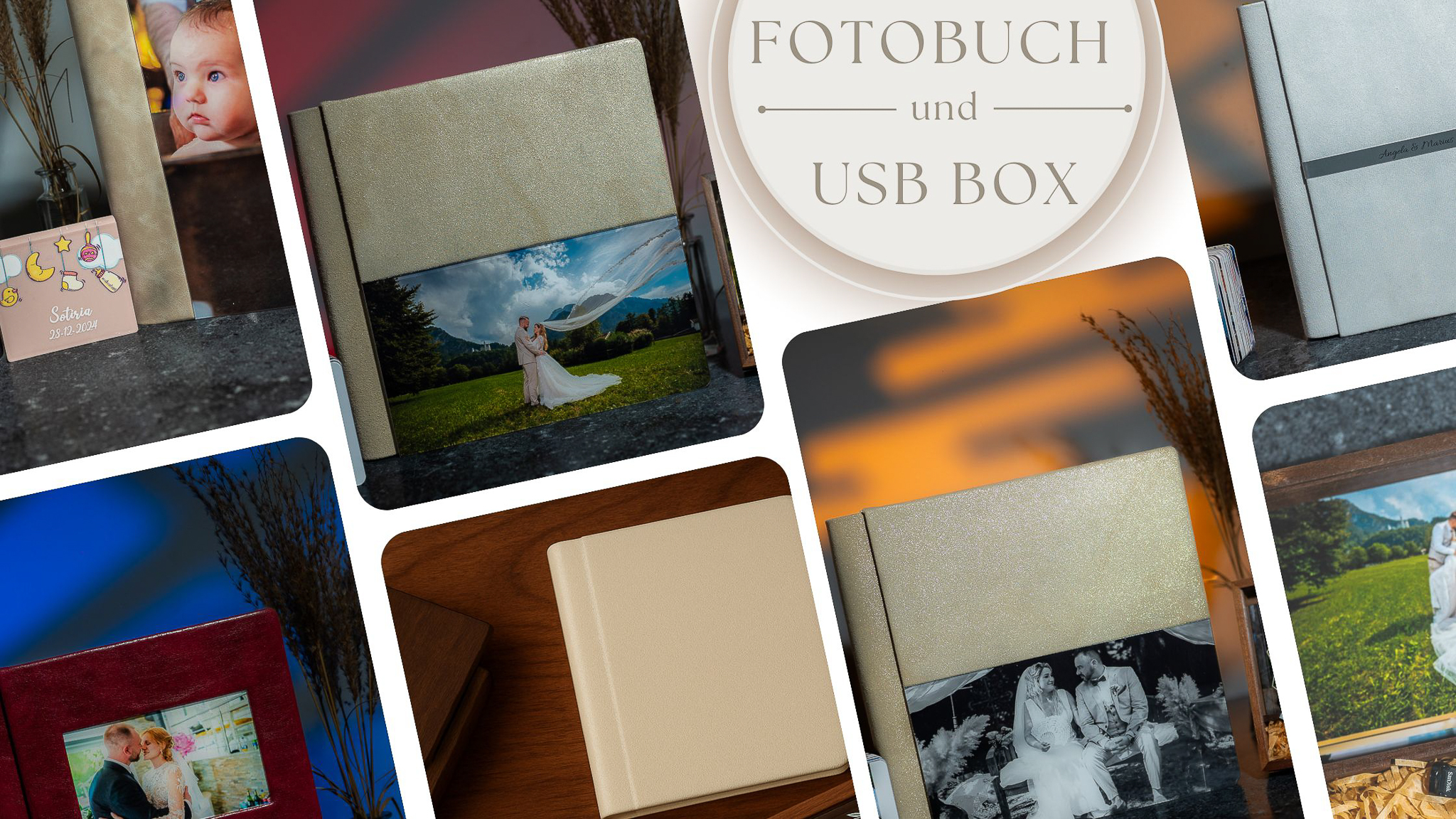 Hochzeitsfotograf Preise Augsburg — personalisierte USB-Holzbox